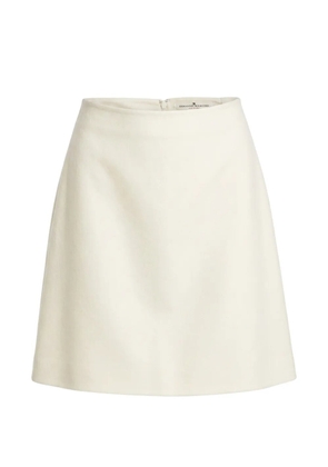 Ermanno Scervino A-line wool mini skirt - White