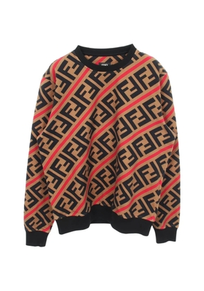 Fendi Pre-Owned monogram-pattern sweater - Neutrals