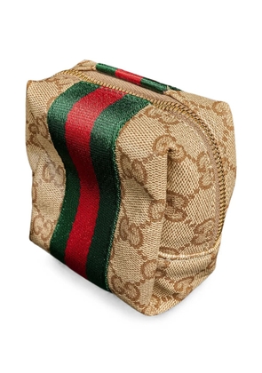 Gucci GG Supreme Web cosmetic case - Neutrals
