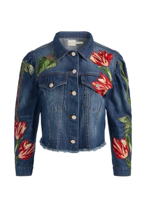 alice + olivia Elijah denim jacket - Blue