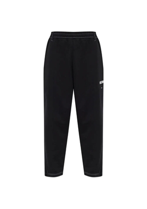 Moschino contrast-stitch track pants - Black