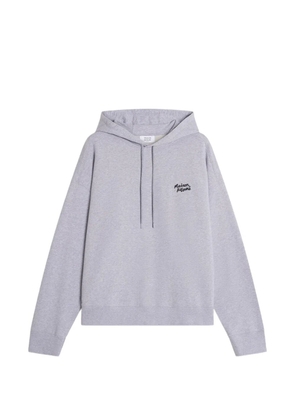 Maison Kitsuné logo-print hoodie - Grey