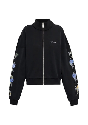 Off-White Arrows floral-print sweatshirt - Black