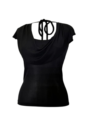 Dolce & Gabbana Pre-Owned 2010-2020s cowl-neck open-back blouse - Black
