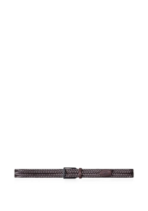 C.P. Company woven leather belt - Brown