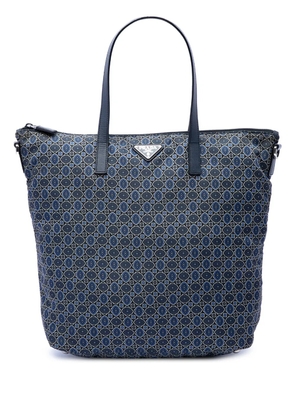 Prada Pre-Owned 2013-2026 Tessuto Floral Stampato satchel - Blue