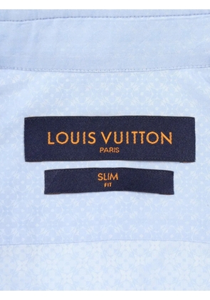 Louis Vuitton Pre-Owned 2010s Monogram flower shirt - Blue
