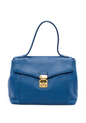 Miu Miu Pre-Owned 2010-2026 Vitello Daino Top Handle Bag handbag - Blue