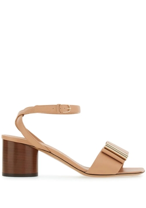 Ferragamo 55mm bow-detailing sandals - Neutrals
