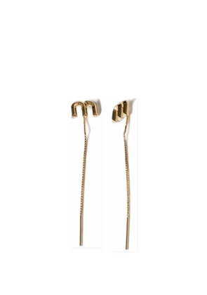 Miu Miu metal earrings - Gold
