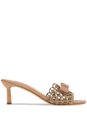 Ferragamo Vara 55mm bow sandals - Neutrals