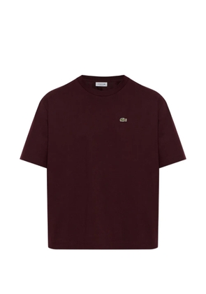 Lacoste logo-patch T-shirt - Red