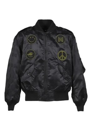 Needles patch-detail bomber jacket - Black