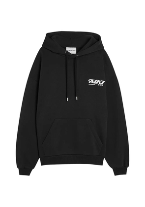 MKI Miyuki Zoku logo-print drawstring hoodie - Black