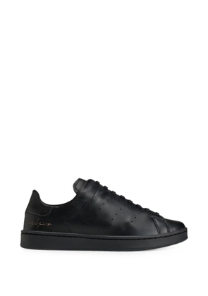 Y-3 Stan Smith perforated-detail leather trainers - Black