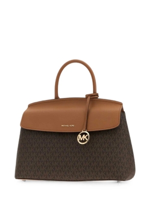 Michael Michael Kors Hamilton logo-print monogram-pattern tote bag - Brown