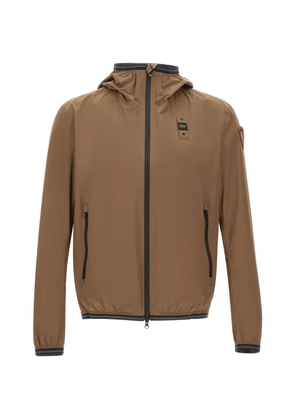 Blauer Farrin hooded windbreaker jacket - Brown