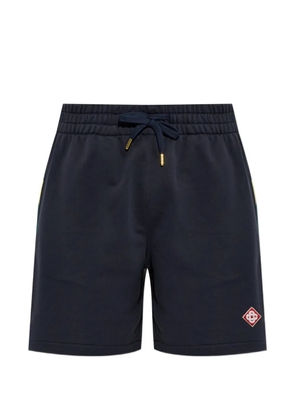 Casablanca logo-patch side-stripe track shorts - Blue