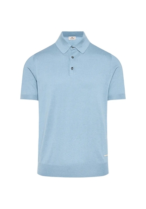 Enrico Mandelli short-sleeve polo shirt - Blue