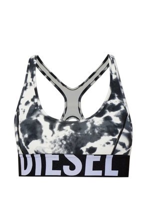 Diesel Allison-D-Pop tie-dye sport bra - Black