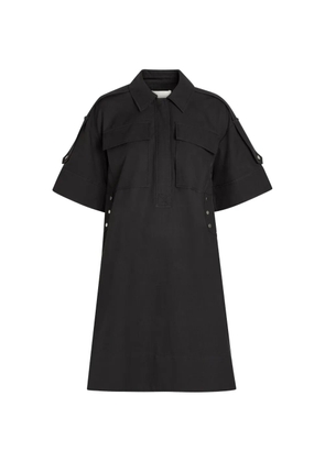 3.1 Phillip Lim mini utility shift shirt stud-embellished dress - Blue