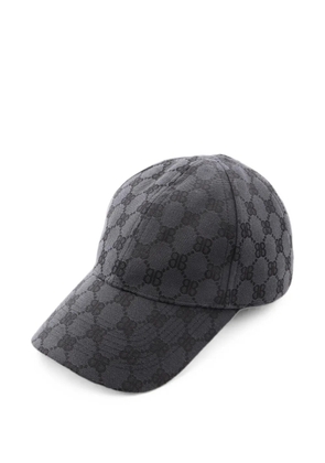 Balenciaga Pre-Owned x Gucci 2020s Hacker logo-patterned cap - Grey