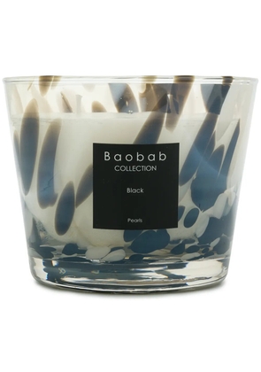 Baobab Collection Black Pearls candle - White