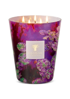 Baobab Arty Flowers grande flower-print candle - Purple