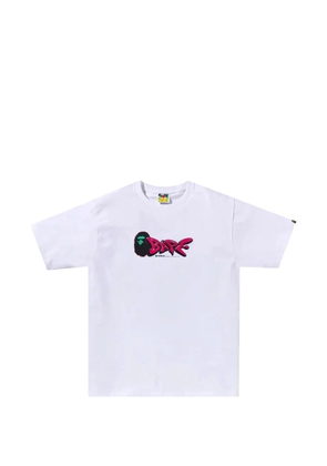 A BATHING APE® 3D Art Bape logo T-shirt - White