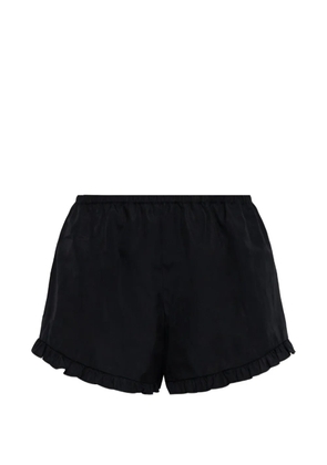 Hunza G Frill Mini shorts - Black