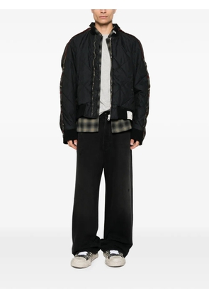 Maison MIHARA YASUHIRO quilted panel denim jacket - Black