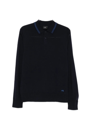 PS Paul Smith long-sleeve polo shirt - Blue