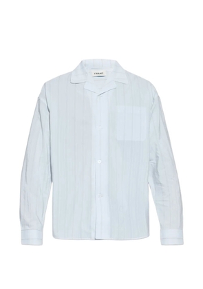 FRAME Pyjama striped shirt - Blue