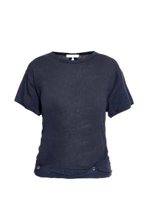 IRO Sorenza twist-detail T-shirt - Blue