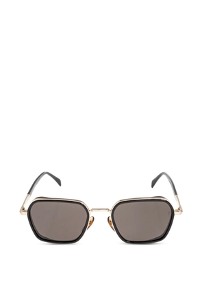 Eyewear by David Beckham geometric-frame metal sunglasses - Grey