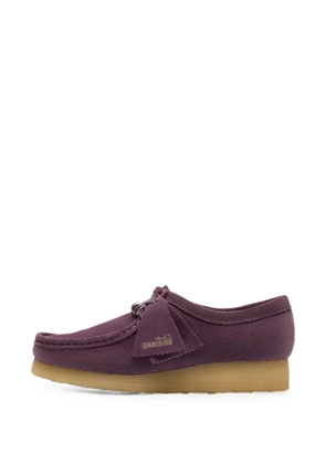 Clarks Originals Wallabee suede boat shoes - Purple