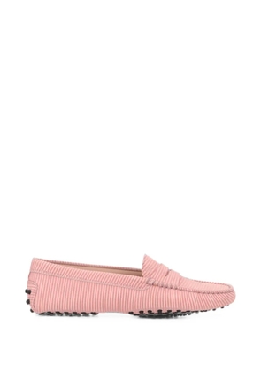 Tod's Gommino ribbed loafers - Pink