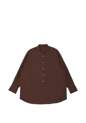 TAIGA TAKAHASHI long-sleeve button-down shirt - Brown