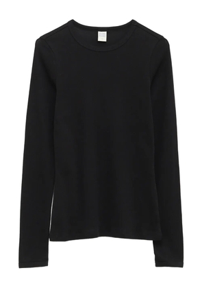 FLORE FLORE long-sleeve cotton T-shirt - Black