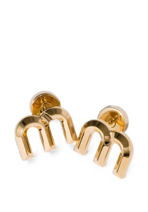 Miu Miu metal earrings - Gold