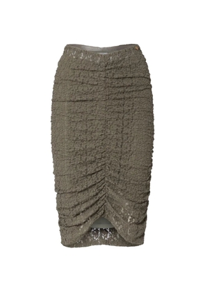 LIU JO midi lace skirt - Green