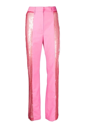 ROTATE BIRGER CHRISTENSEN Mya sequin-panel trousers - Pink