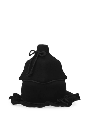 Henrik Vibskov Christo Wrap ruffled hat - Black