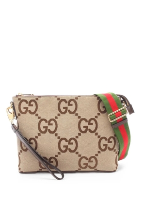 Gucci Pre-Owned 2010s Jumbo-GG messenger bag - Neutrals