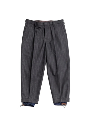Kolor pinstripe pleated trousers - Grey
