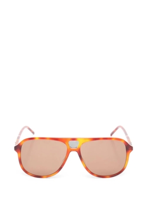 Gucci Pre-Owned 2020s pilot-frame sunglasses - Brown