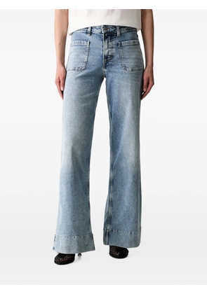 Marc O'Polo patch-pocket wide-leg jeans - Blue