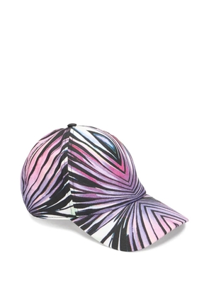Roberto Cavalli Ray Of Paradise printed baseball cap - Pink