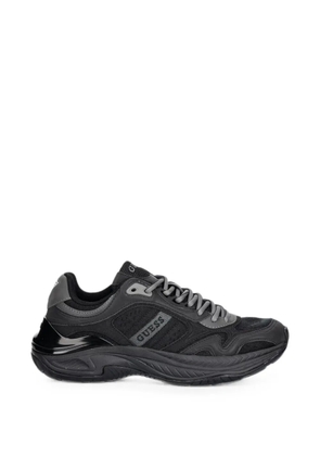 GUESS USA Squan logo-patch sneakers - Black