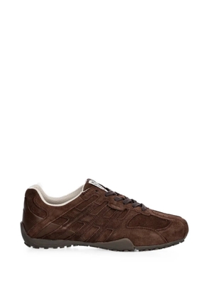 Geox suede-panelled sneakers - Brown